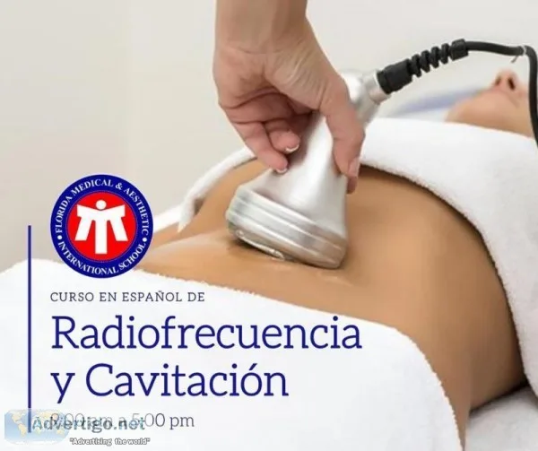 Radiofrecuencia y Cavitaci&oacuten Certificaci&oacuten