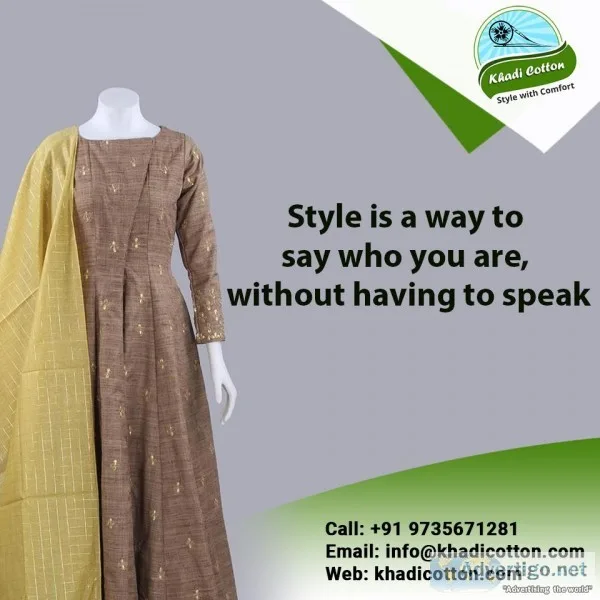 Khadi Cotton Dress Material Fabric Manufacturer India