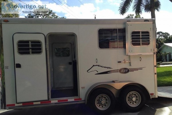 Super NiceOne Owner2013 EBY 2 horse trailer