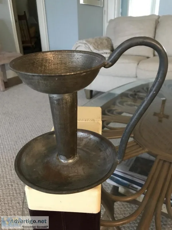 Antique candle holder