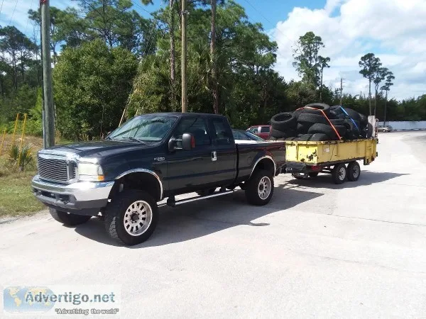 JUNK HAULING DUMP TRAILER