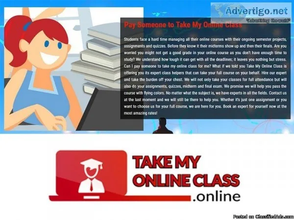 Pay Someone To Take My Online Class For Me