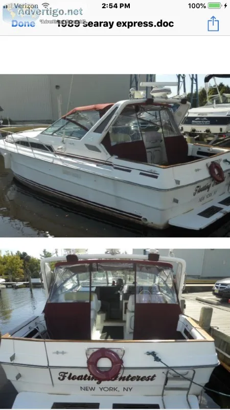 34&rsquo Searay Express Cruiser