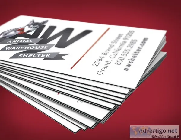 Painted Edge Business Cards