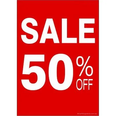 Sale UP TO 50% OFF