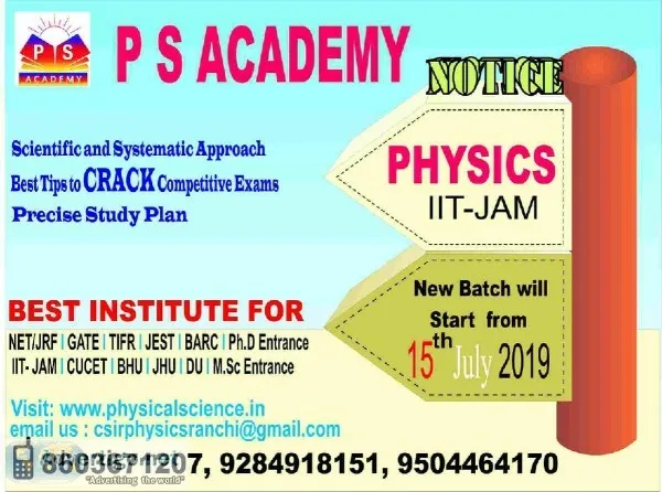 Chemistry for IIT-JAM