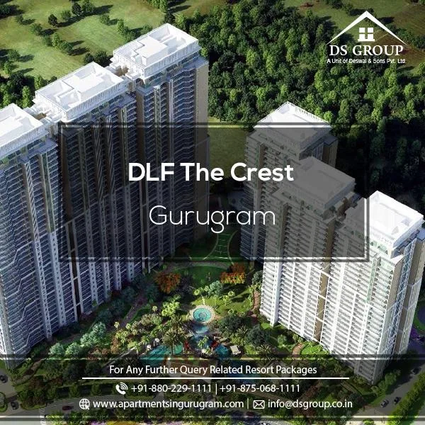 The Crest  4 BHK high rise apartments in Sector 54 Gurgaon