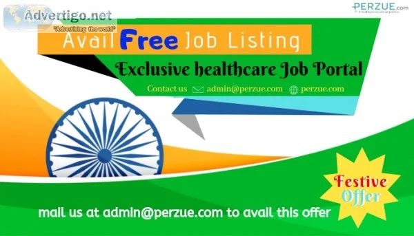 Exclusive healthcare job portal - Free Job Listing here