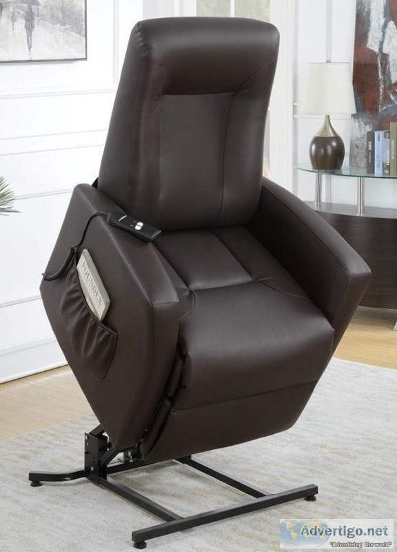 &quotBrand New" Power Lift Recliner Assistance Chair Espress