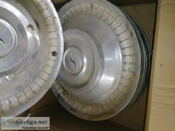 Old late 50 s 60 s STUDEBAKER Wheel Hub Cups
