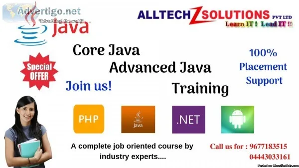 Best Java Training Institute in Chennai  Java Training in Velach