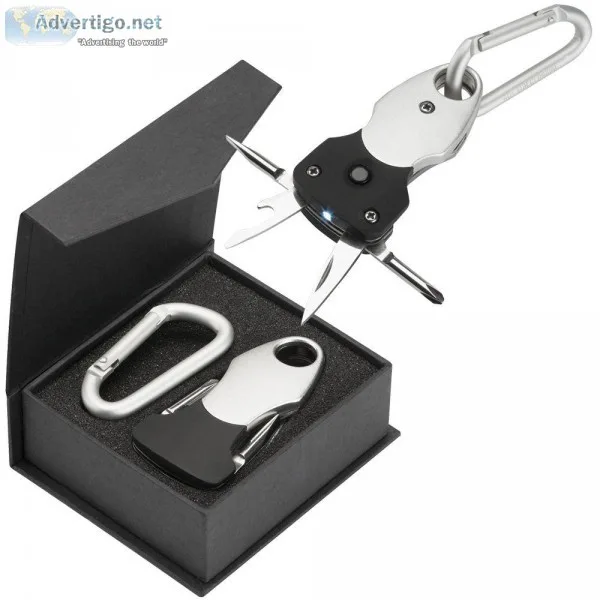 Promote Your Brand With Personalised Multi Tool Torch Keyring
