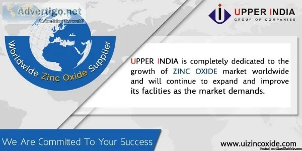 Upper India Worldwide Supplier of Zinc Oxide
