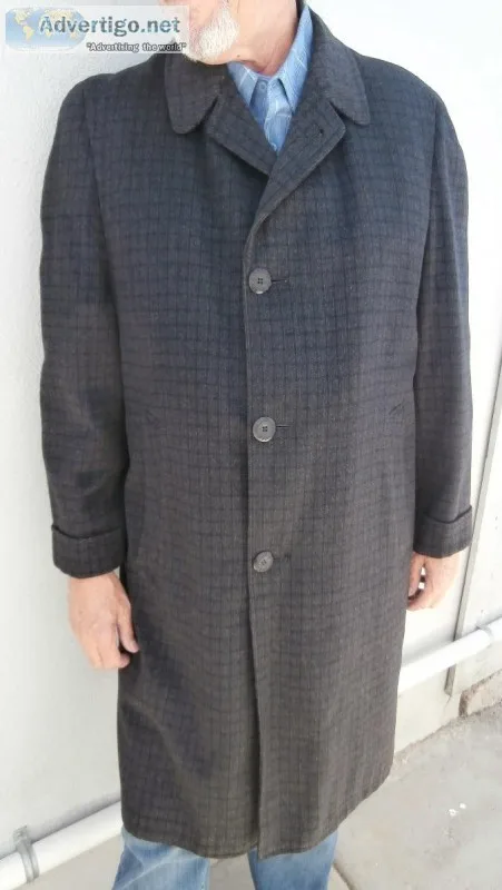 BEAUTIFUL HIGH END VINTAGE OVERCOAT &ndash MEN&rsquoS  LATE 1960