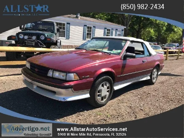 1989 Chevrolet Cavalier Z24 Convertible