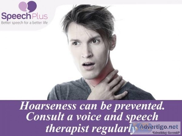 Get the best Hoarseness Treatment in Kolkata at Speech Plus