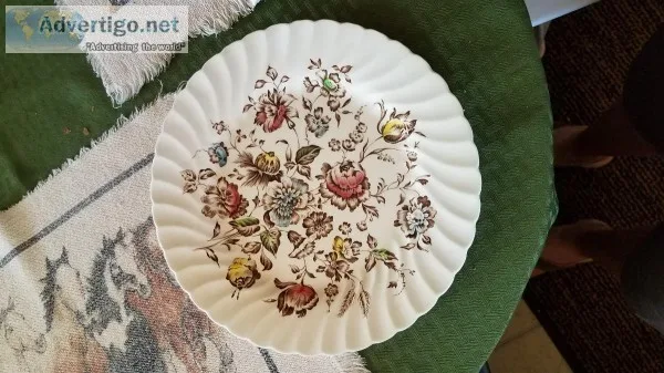 Staffordshire Bouquet dishes
