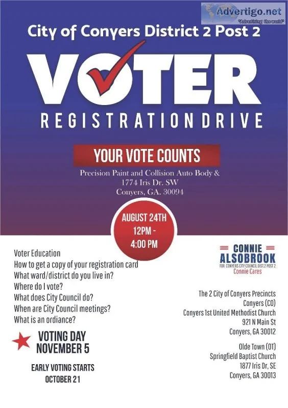 Voter Registration Drive