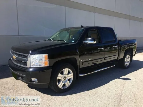 2007 Chevrolet Silverado 1500 LTZ Black Pickup Truck