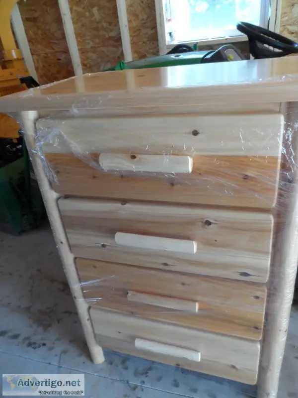 new log cedar furniture queen beds and dressers for sale