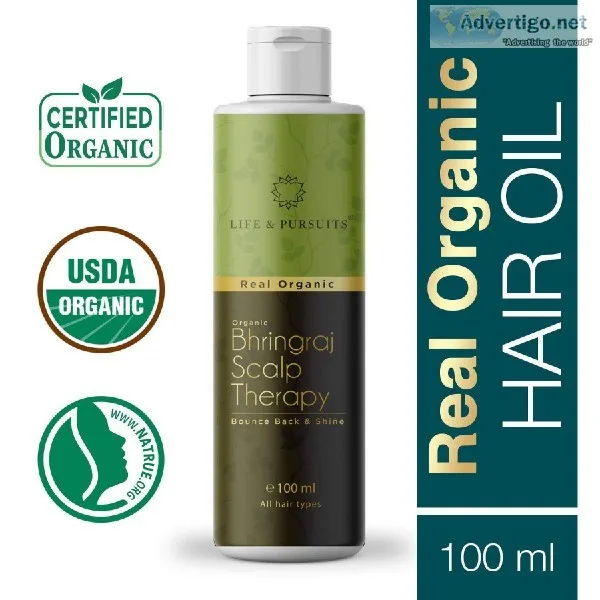 Life and Pursuits Bhringraj Hair Oil For Hair Growth