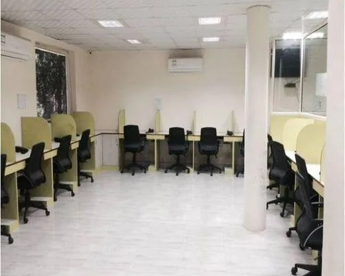 furnished office floor ready for occupation