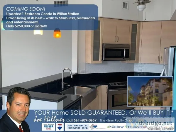 Coming Soon Updated 1 Bedroom Condo in Wilton Station
