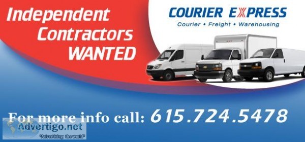 Courier Delivery Driver with Cargo Van needed