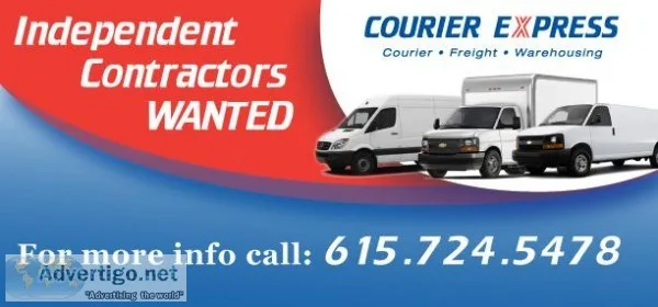 Courier Delivery Driver with Cargo Van needed