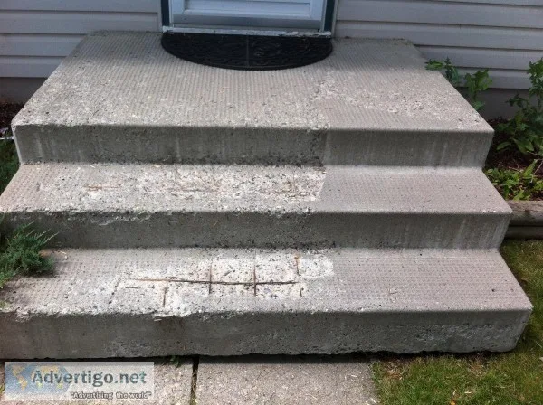 Old Concrete repairs new paths walkways wood fences stone paving