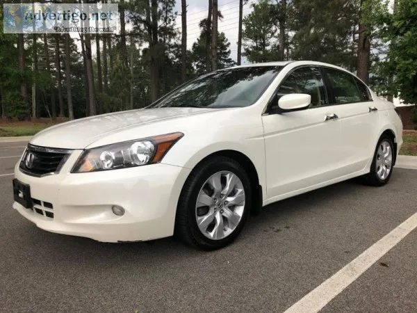 2010 Honda Accord EXL White Sedan
