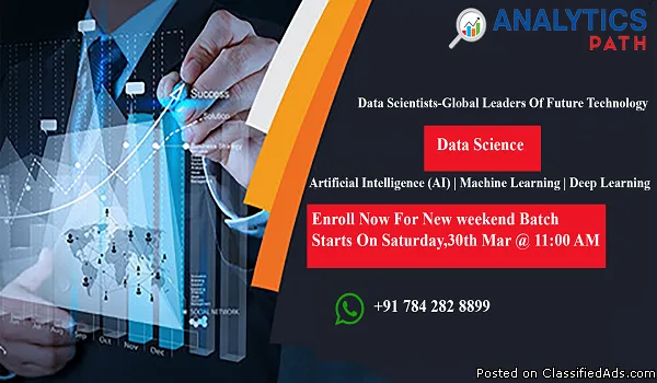 Enroll For Data Science New Weekend Batch-Career In Analytics By