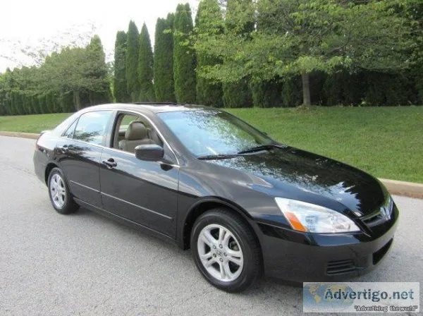 2006 Honda Accord EX Black Sedan