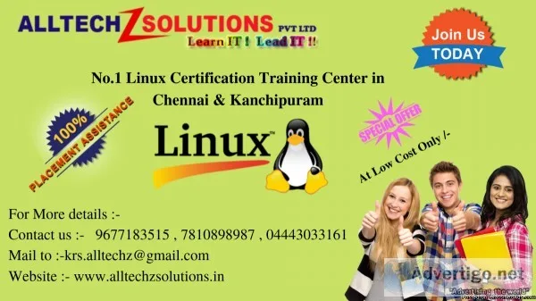 Online Linux Training Center in Velachery