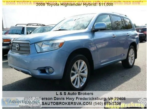 2008 TOYOTA HIGHLANDER HYBRIDAWDLIMIT ED