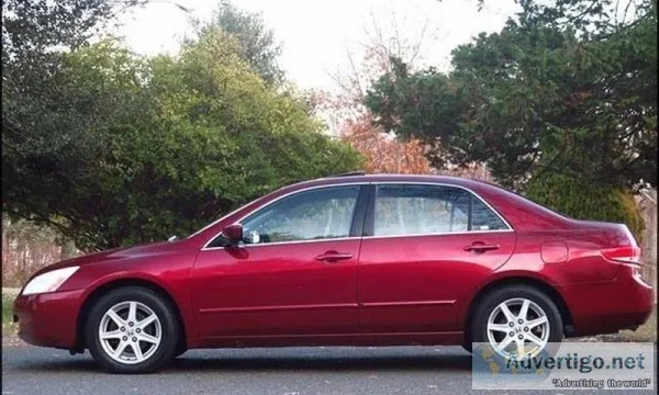 2004 Honda Accord Red EX 3.0L V6