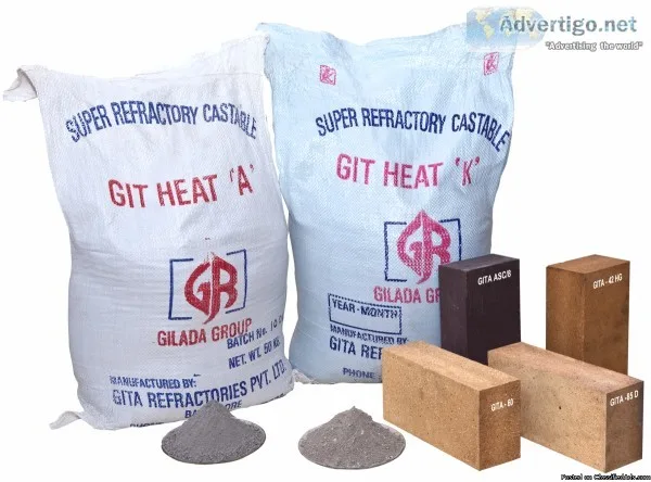 Refractories used in steel plants