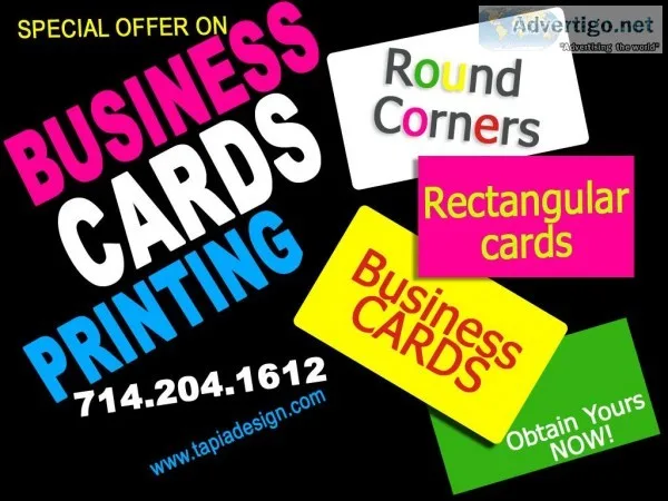 Business Cards printing in Anaheim