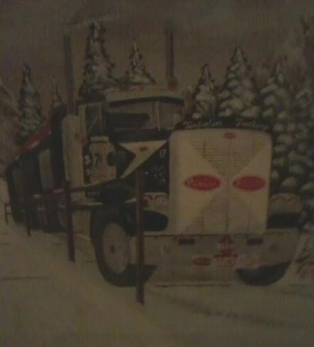 Truck paintings for sale.