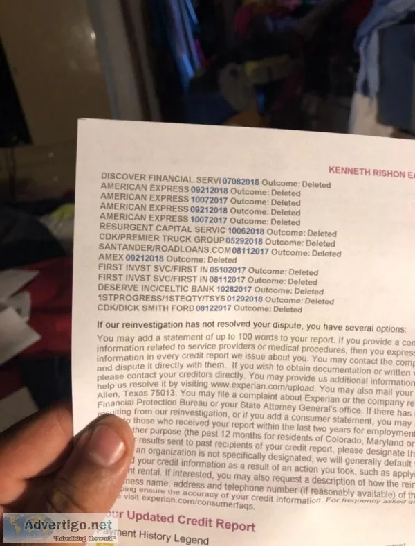 Still having CREDIT issues
