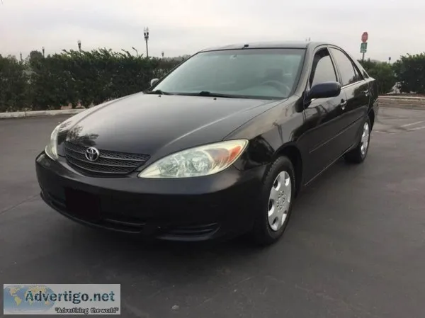2004 Toyota Camry Black LE 4dr Sedan