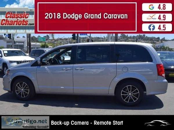 Used 2018 DODGE GRAND CARAVAN SE for Sale in San Diego - 20190r