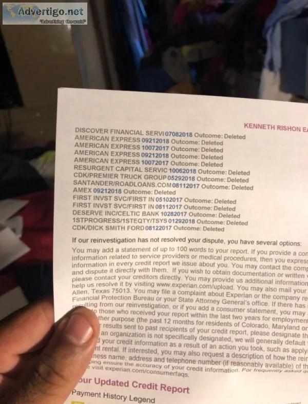 Still having CREDIT issues