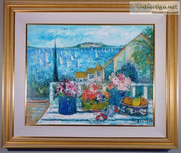 Antheor Original Oil on Canvas by Yolande Ardissone