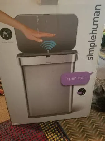 Simplehuman motion sensor voice command Trash Can