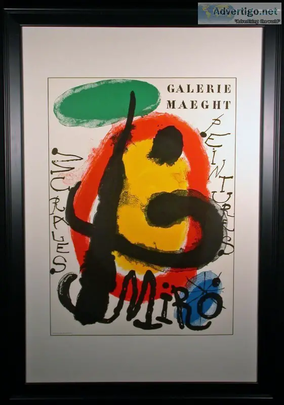 Peintures Original Lithograph Poster by Joan Miro