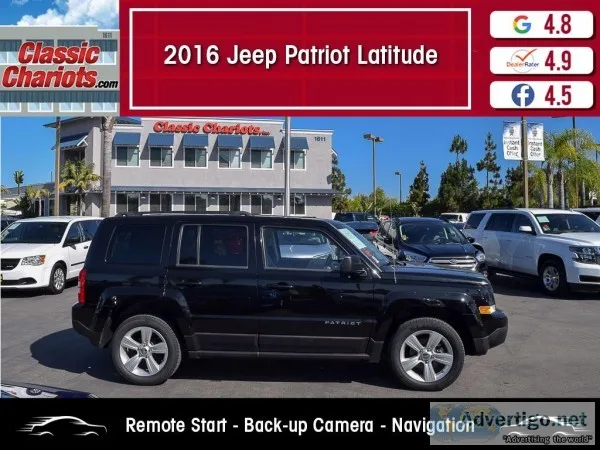 Used 2016 JEEP PATRIOT LATITUDE for Sale in San Diego - 20262