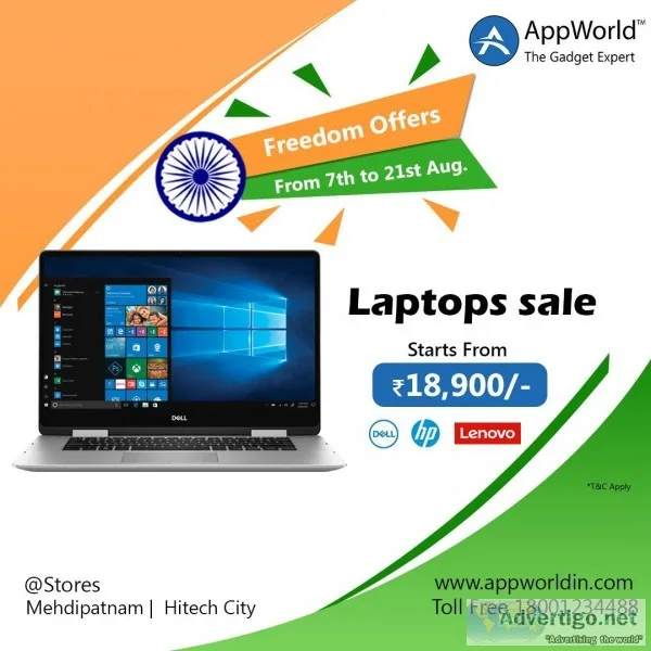 Freedom Offer on Laptops Sale AppWorld