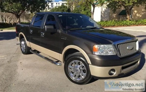2005 Ford F-150 Lariat Gray Pickup Truck