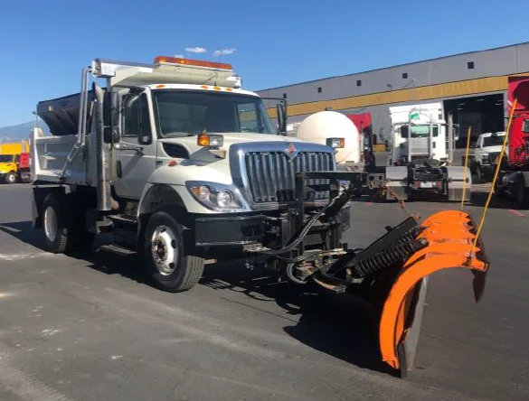 2008 Low Millage 7400 With Sander-Spreader-Plow